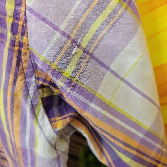 Ram Blue Short Sleeve Button Front Shirt Pre-owned - Picture 4 of 7